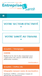 Mobile Screenshot of entrepriseetsante.fr